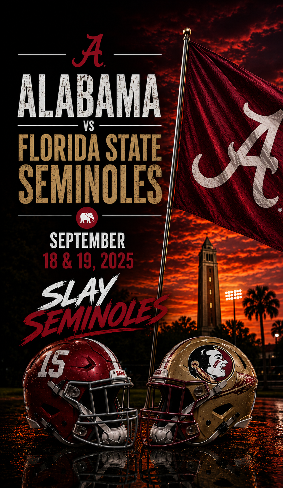 Alabama Takes Down the Seminoles Weekend !